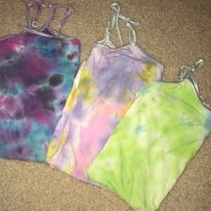 3 Tie Died Tanks!